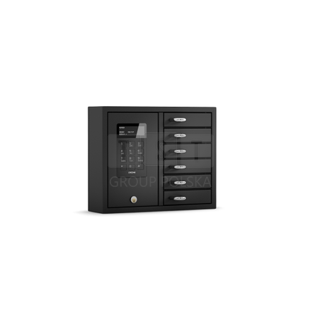 141361-KeyBox9006SS Depozytor systemowy, 6 skrytek, stal szl