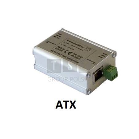 TWA-ATX-PoE-BOX Wzmacniacz audio do mikrofonów ECT-M z LINE OUT