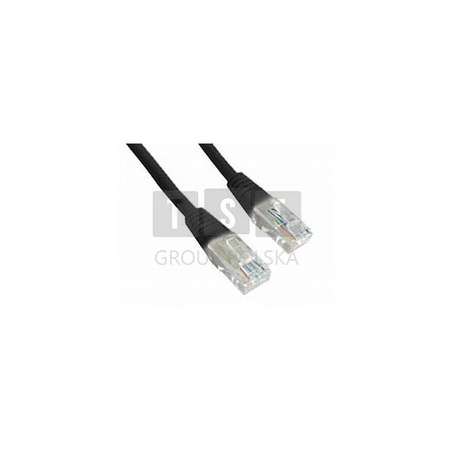 PCU5-10CC-0100-BK Patch cord kat.5e 1m, czarny