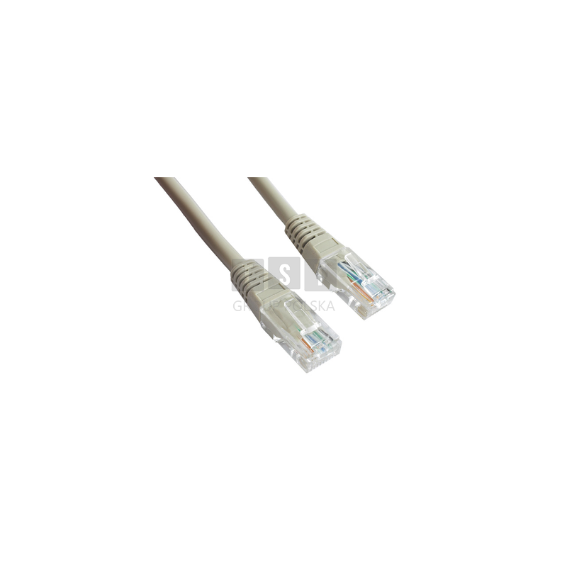 PCU5-10CC-0300-S Patch cord kat.5e 3m, szary