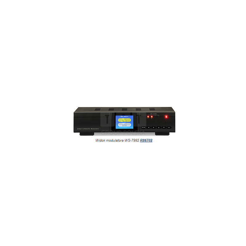 WS-7992 Modulator HDMI - COFDM (DVB-T) - dwukanałowy, 2xHDMI, wym. 280x203x61 mm, DIPOL