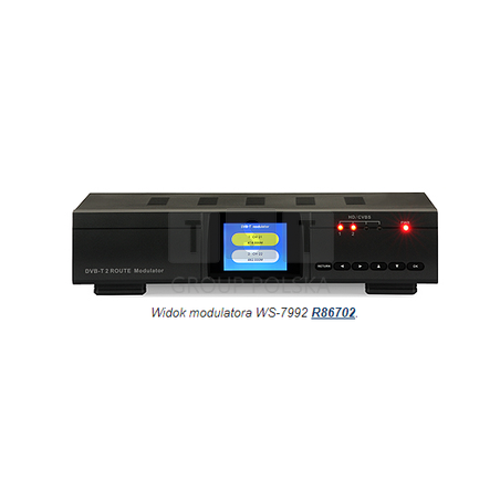 WS-7992 Modulator HDMI - COFDM (DVB-T) - dwukanałowy, 2xHDMI, wym. 280x203x61 mm, DIPOL