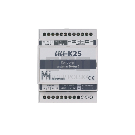 bibi-K25 Kontroler dostępu dla 8 przejść