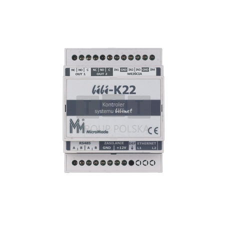 bibi-K22 Kontroler 2 przejść, interfejs Ethernet