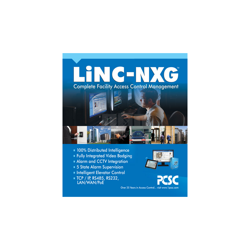 LINCNXGS Licencja programu LiNC NXG do 5000 użytkowników i 12 czytników