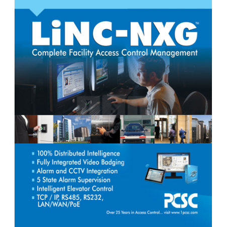 LINCNXGS Licencja programu LiNC NXG do 5000 użytkowników i 12 czytników