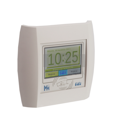 Bibi-R42.j Czytnik transponderów UNIQUE z panelem dotykowym LCD, interfejs RS485 (lava)