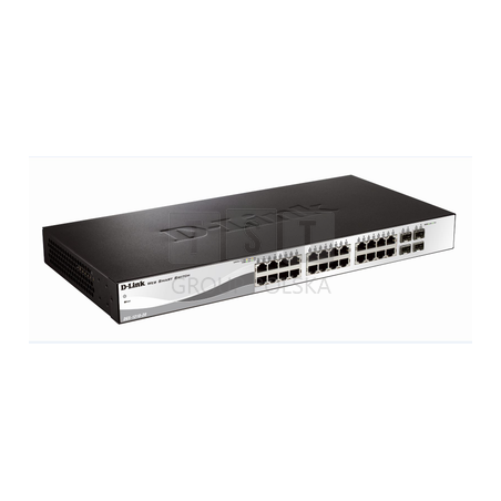 DGS-1210-28 Gigabitowy zarządzalny switch Smart+ 24 porty
