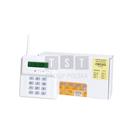CB32 GZ Centrala bezprzewodowa, z modułem GSM, zielony wyś