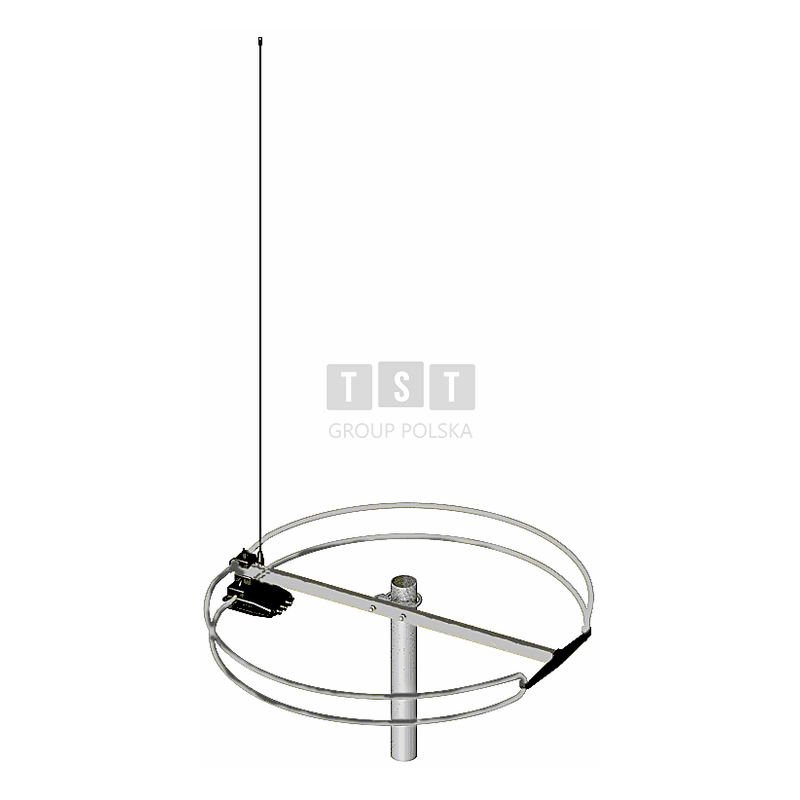 RadioDIPOL-1RUZPMB Antena radiowa Dipol 1RUZ PM B, dookolna, sumator z symetryzatorem w zestawie