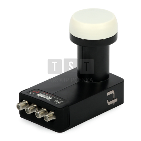 INVERTO/4QBU Konwerter SAT QUATRO Inverto Black Ultra 0,2dB, wzmocnienie 60dB