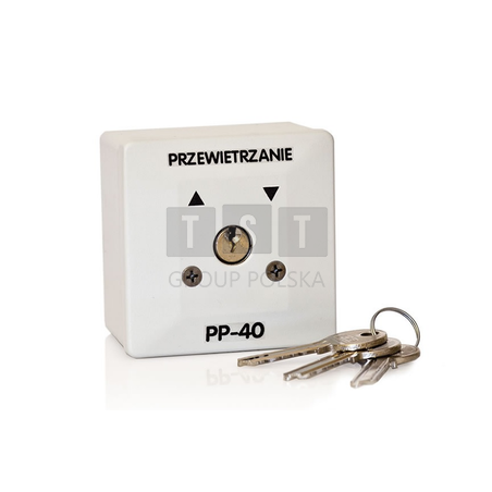 PP-40 N/T Kluczykowy przełącznik przewietrzania