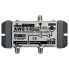 AWS-142M/AMS Wzmacniacz AWS-142S AMS rozgałęziający, VHF+UHF z zasilaczem 1wej./2wyj