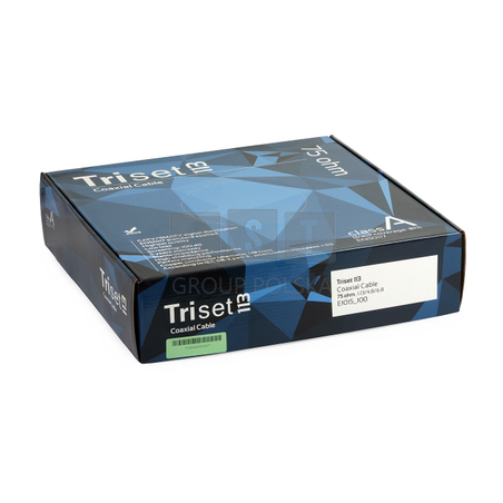 113-100/TRISET Przewód koncentryczny TV-SAT TRISET-113, 100m, klasa A