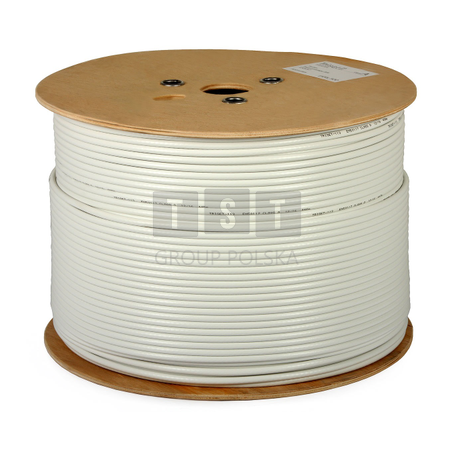113-500/TRISET Przewód koncentryczny TV-SAT TRISET-113, 500m, klasa A
