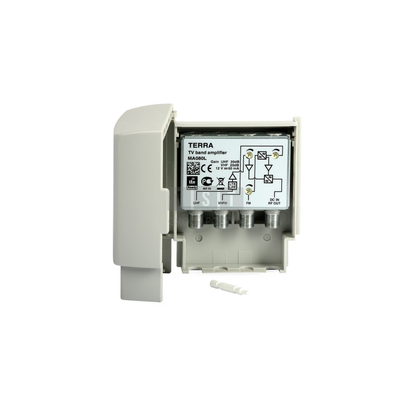 MA080L/TERRA Wzmacniacz MA080L Terra, masztowy 3wej./1wyj.
