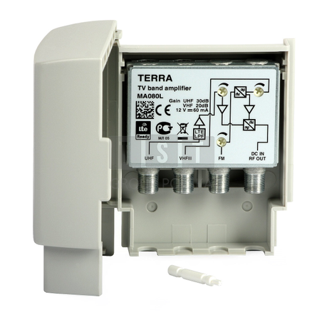MA080L/TERRA Wzmacniacz MA080L Terra, masztowy 3wej./1wyj.