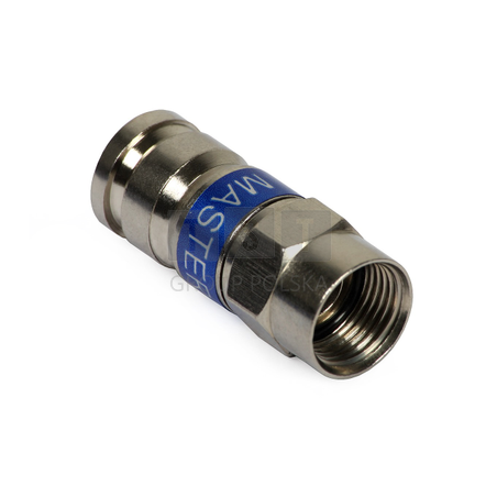F6/MASTER Złącze kompresyjne F6 na przewód RG-6, MASTER