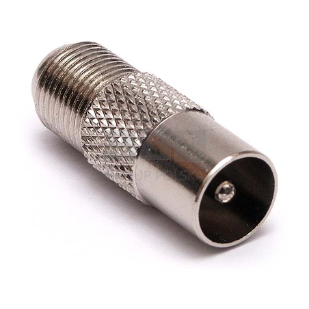 F-A/DPL Przejście gniazdo F - wtyk antenowy