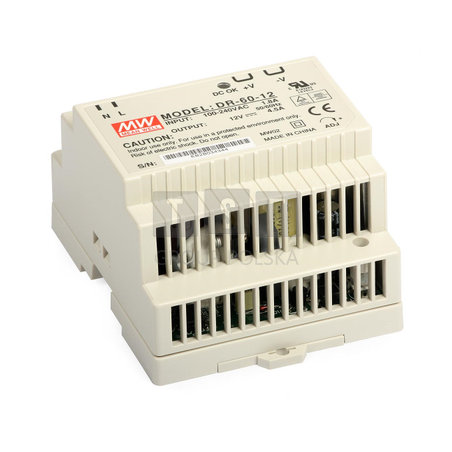 PS/MW Zasilacz DR-60-12 Terra 12V/4.5A do urz. serii at/mt/ma