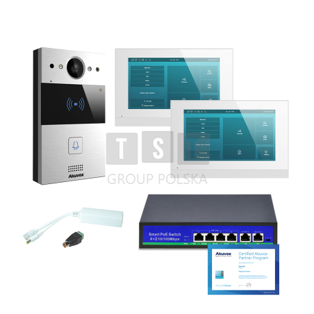 Akuvox zestaw jednorodzinny 2monitory C313