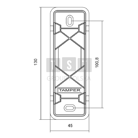 AX-6PRT84 podstawka pod terminal PRT84/ ROGER