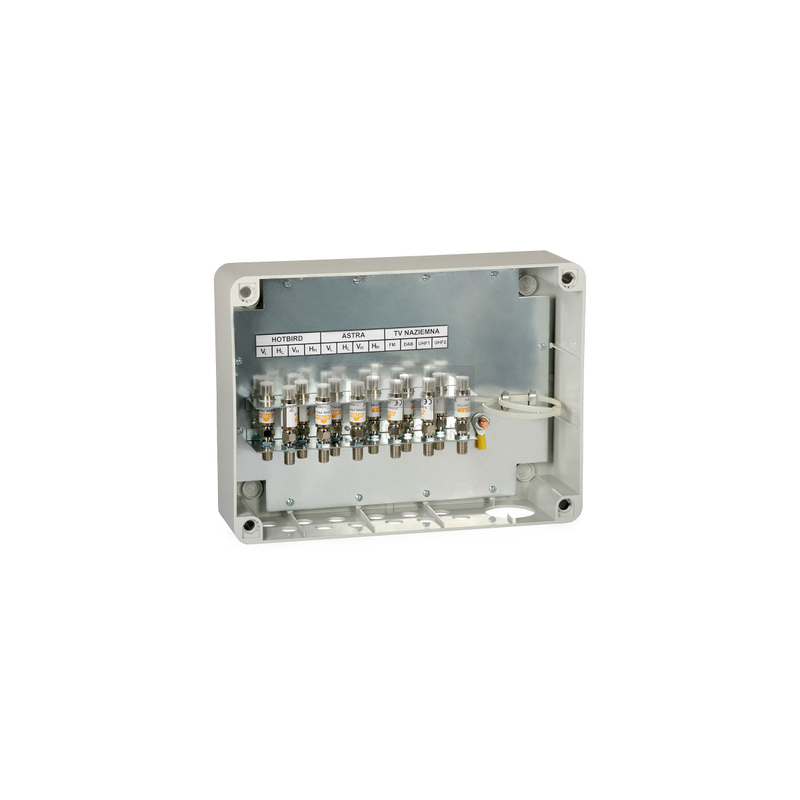 SKPF/SIGNAL Skrzynka przeciwprzepięciowa 12-wej. Signal do instalacji multiswitchowych