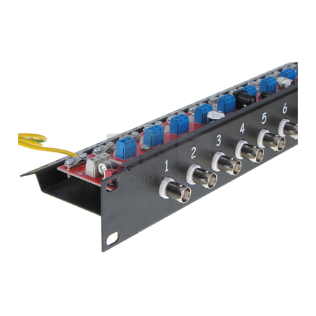 LHD-8R-PRO-FPS Zabezpieczenie przeciwprzepięciowe na koncentryk i skrętkę LHD-8R- seria PRO z dystrybucją zasilania