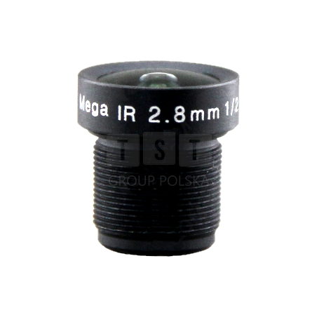 VDML028 Obiektyw 2.8mm 3Mpix 1/2.5''' M12