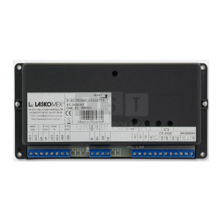 EC-3100R-2 Kaseta elektroniki do systemów wielowejściowych CD - 3100 z obsługą RFID i Dallas, Laskomex