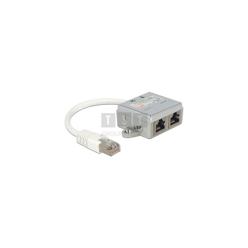 65177-RJ45-2XRJ45 Rozdzielacz LAN RJ45 na 2xRJ45, 2 urządzenia na 1 kablu