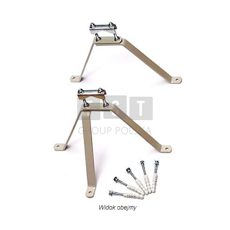 OMP-50L22 Obejma murowa z podporą , DIPOL