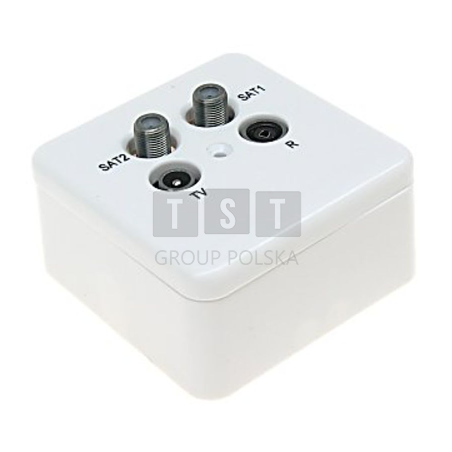 GNIAZDO KOŃCOWE GAR-SAT/2F-SIG R-TV SAT