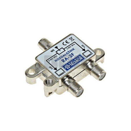 RA-2F Rozgałęźnik 1/2, zakres częstotliwości pracy 5-862 MHz, TELMOR