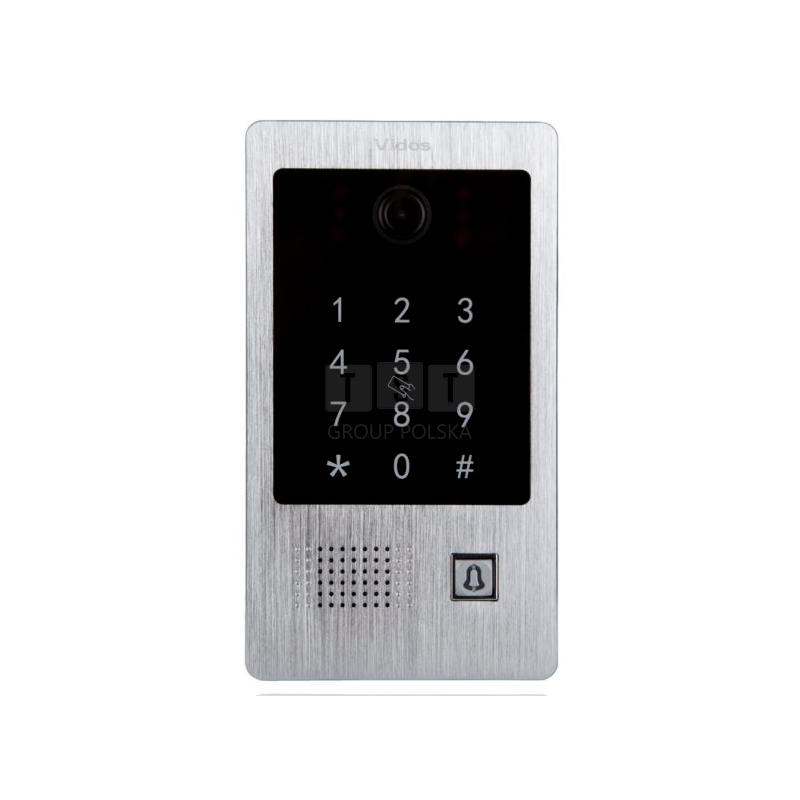 S20DA Bramofon 1-przyciskowy, wbudowany czytnik kart