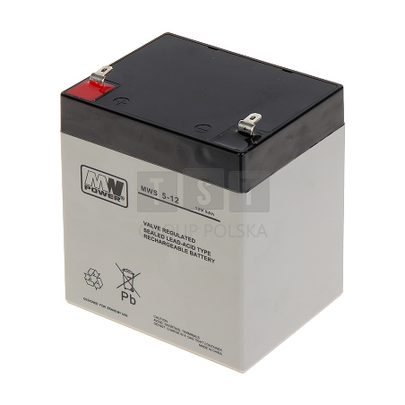 AKUMULATOR 12V/5AH-MWS