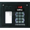 CP-2502NR-BLACK Panel audio z mini listą lokatorów i z czytnikiem kluczy RFID, kolor czarny, Laskom