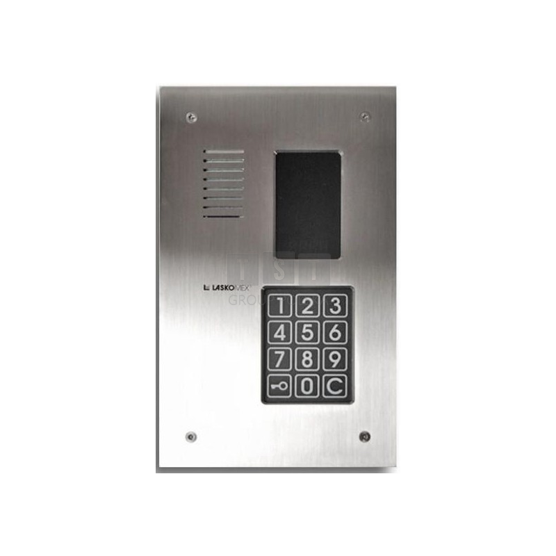 CP-2523R-INOX Panel audio pionowy, ze stali nierdzewnej, z czytnikiem kluczy RFID, LASKOMEX