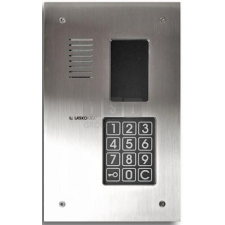 CP-2523R-INOX Panel audio pionowy, ze stali nierdzewnej, z czytnikiem kluczy RFID, LASKOMEX