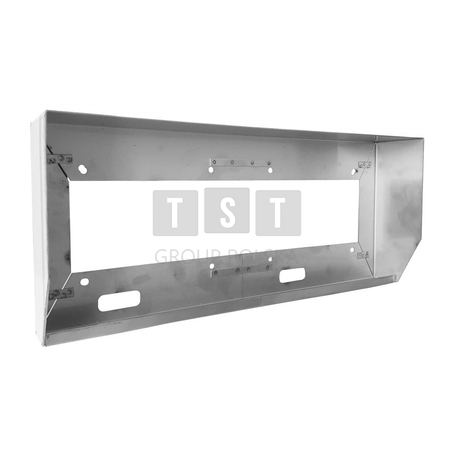 DAX4-2H INOX Obudowa ze stali nierdzewnej, dwu segmentowa w poziomie do CP2513+NP2513, LASKOMEX