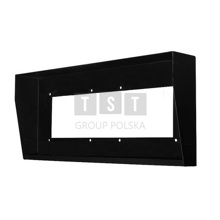 DA-2H-BLACK Obudowa stalowa, dwu segmentowa, pionowa, kolor czarny, LASKOMEX