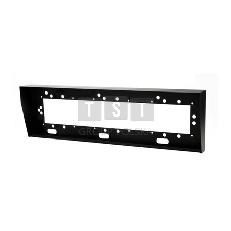 DA-3H-BLACK Obudowa stalowa, trzy segmentowa, pozioma, LASKOMEX