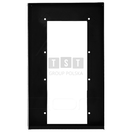 DA-2V-BLACK Obudowa stalowa, dwu segmentowa, pionowa, kolor czarny, LASKOMEX