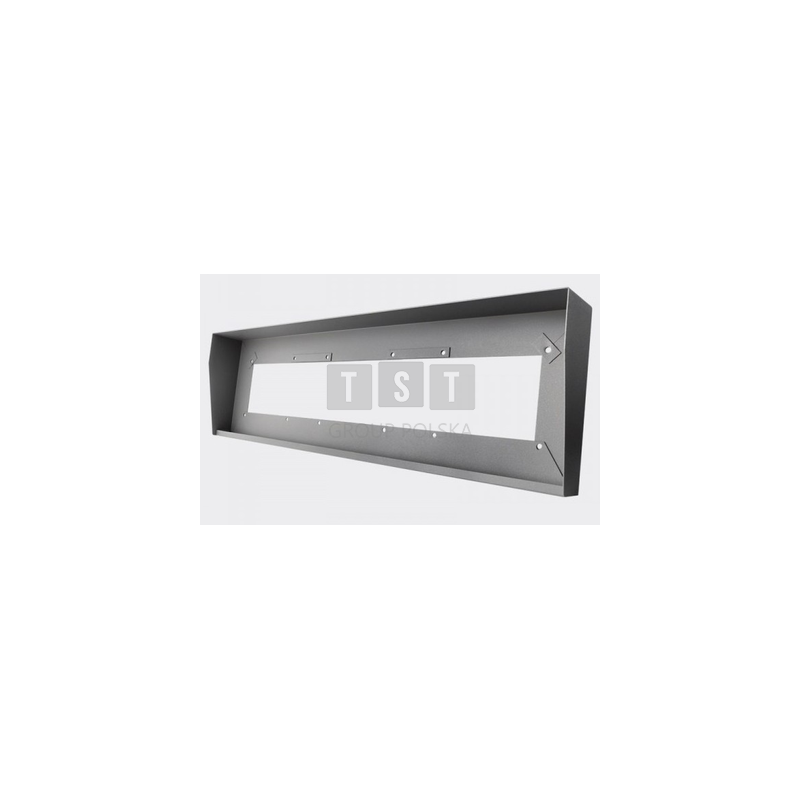 DA-3H-SILVER Obudowa stalowa, trzy segmentowa, pozioma, kolor srebrny, LASKOMEX