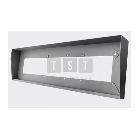 DA-3H-SILVER Obudowa stalowa, trzy segmentowa, pozioma, kolor srebrny, LASKOMEX