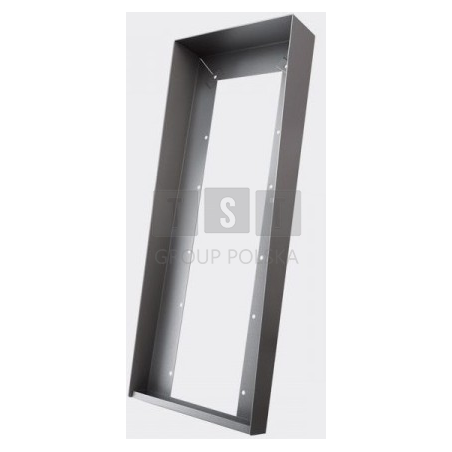 DA-3V-SILVER Obudowa stalowa, trzy segmentowa, pionowa, kolor srebrny, LASKOMEX