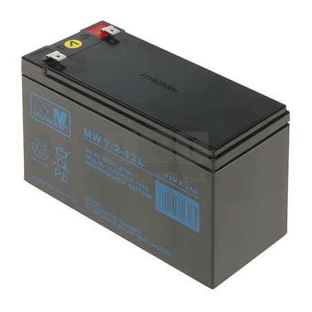 AKUMULATOR 12V/7.2AH-MW