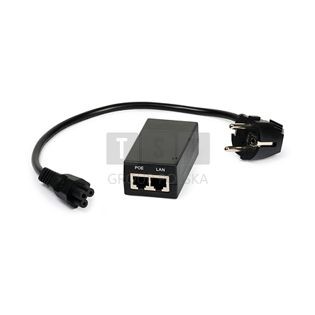 POE48V-M1899 Zasilacz PoE 48V 1 kanał, 12W, 230VAC