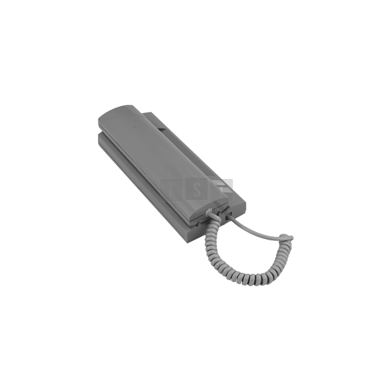 PC512-SZARY Unifon cyfrowy z dwoma przyciskami , sygnalizacja diodą LED, regulacja głośności, wyłaczenie dzwonka