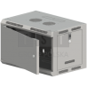 SW-6U-600-500-N-DMJ-OP-RP-B-S Szafa wisząca 19" 6U 600x500